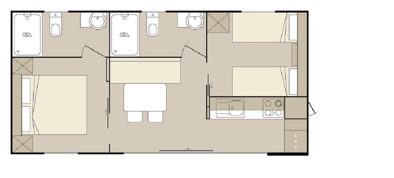 Seahorse Mobile Home, Soline Biograd Biograd Na Moru Exterior foto